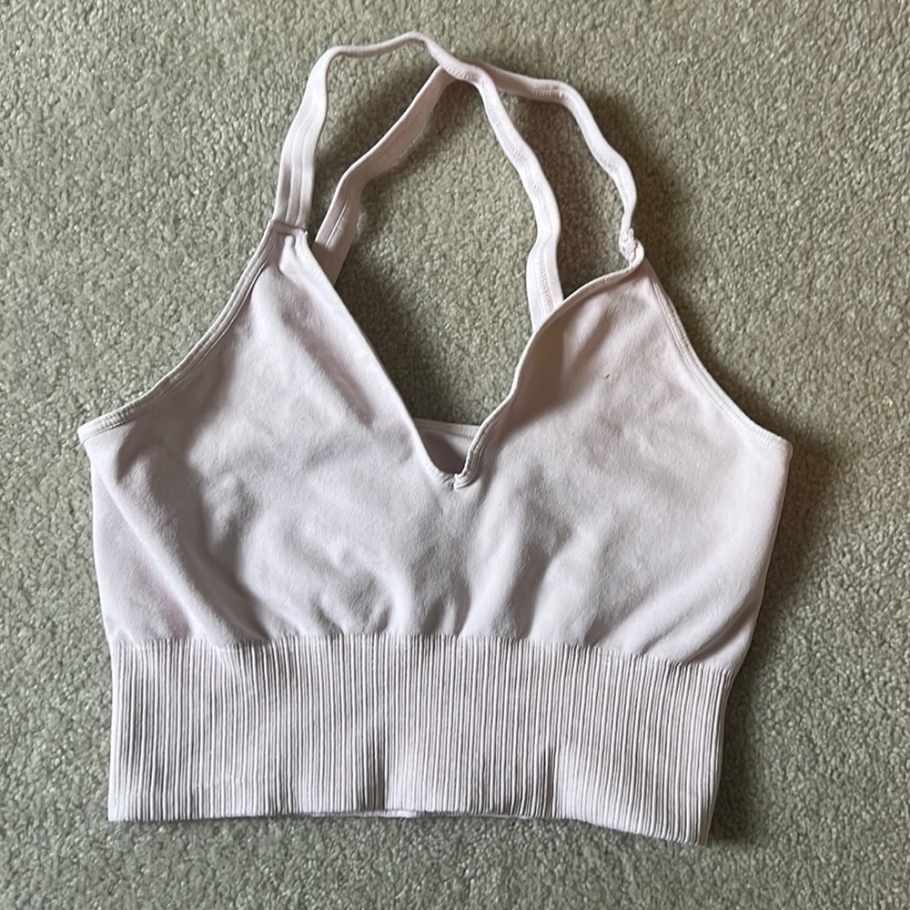 Free People long line v neck bra